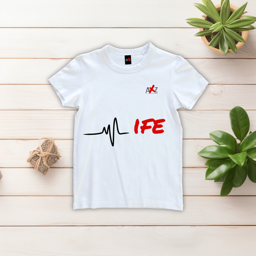 Heartbeat Theme 'Life' Designed T Shirt